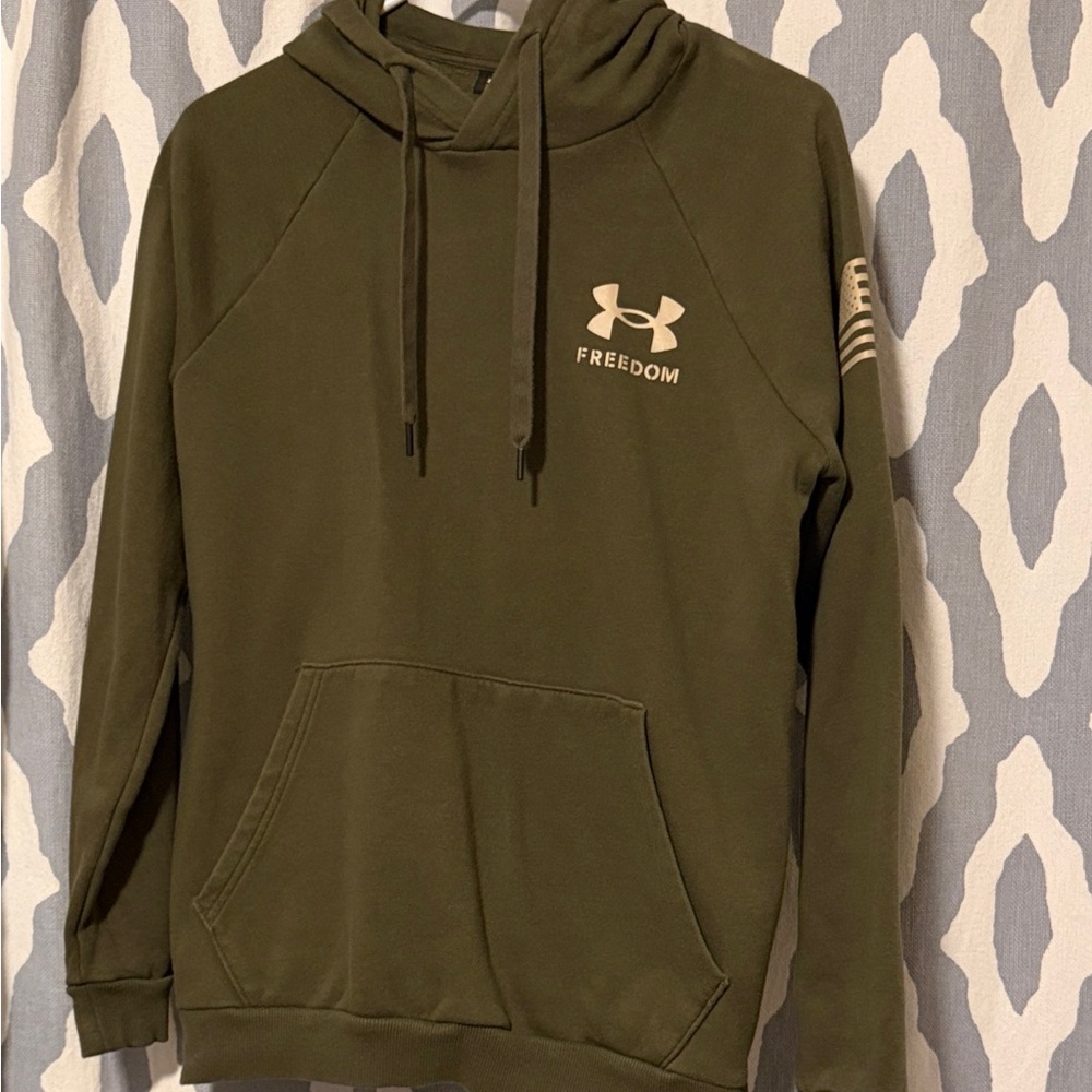 Under Armour Men's Green Freedom Hoodie